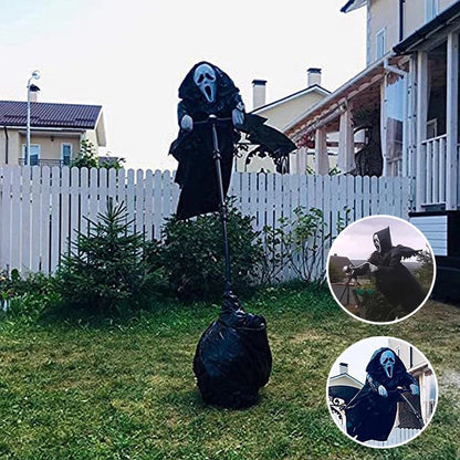 Garden Ghostface Scream Scarecrow